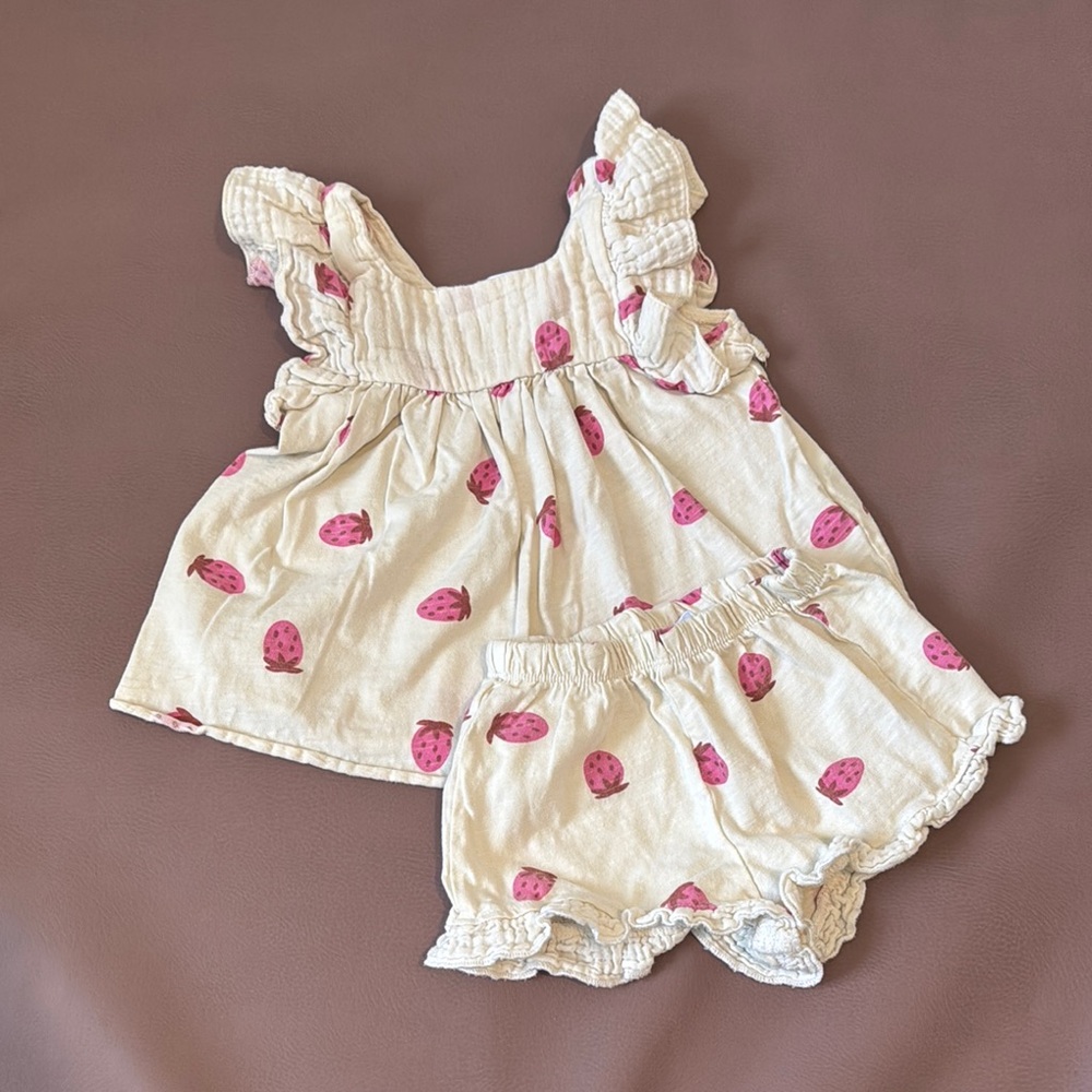 Zara Strawberry Set Sz 2-3
